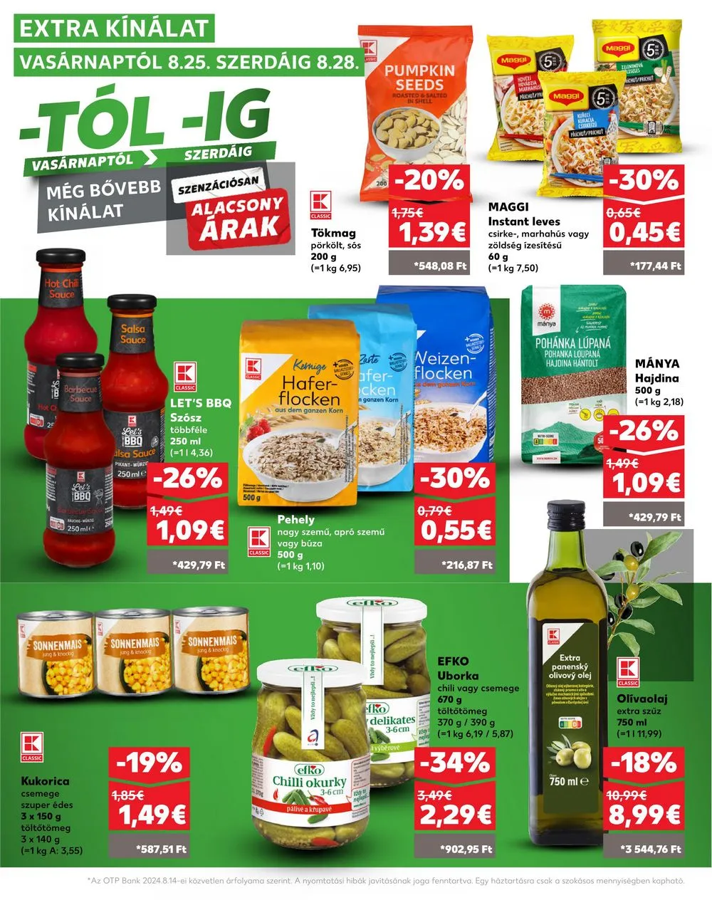 Kaufland akciós újság Losonc Rozsnyo Toketerebes Nagykurtos 08.22–08.28 – 34. oldal
