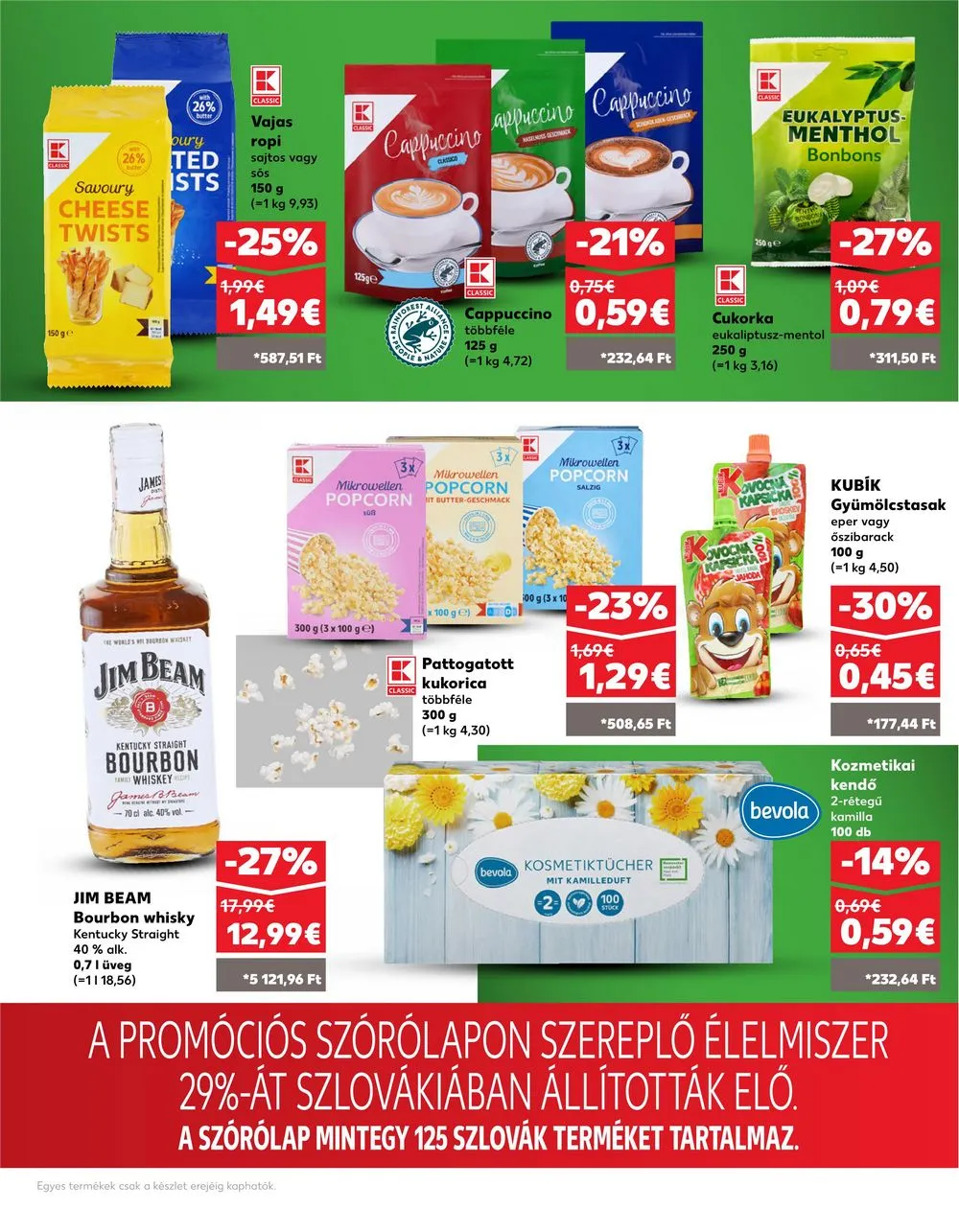 Kaufland akciós újság Losonc Rozsnyo Toketerebes Nagykurtos 08.22–08.28 – 35. oldal