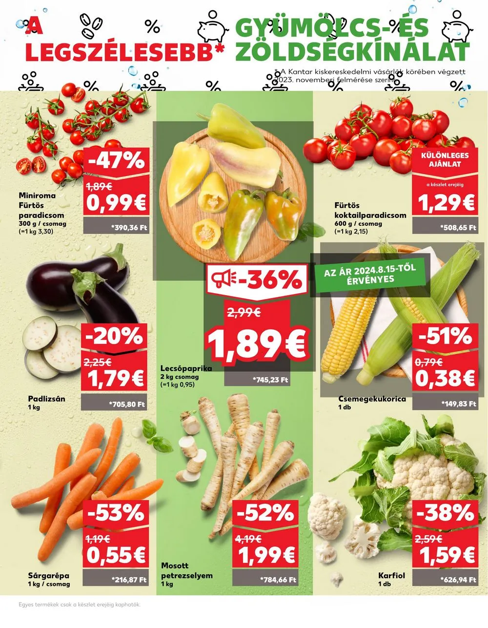 Kaufland akciós újság Losonc Rozsnyo Toketerebes Nagykurtos 08.22–08.28 – 5. oldal