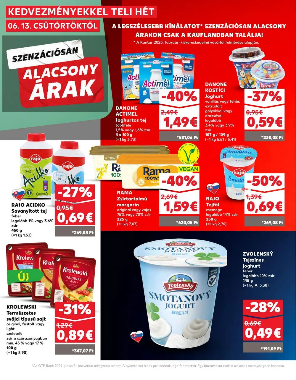Kaufland akciós újság Losonc Rozsnyo Toketerebes Nagykurtos 06.13–06.19 – 12. oldal