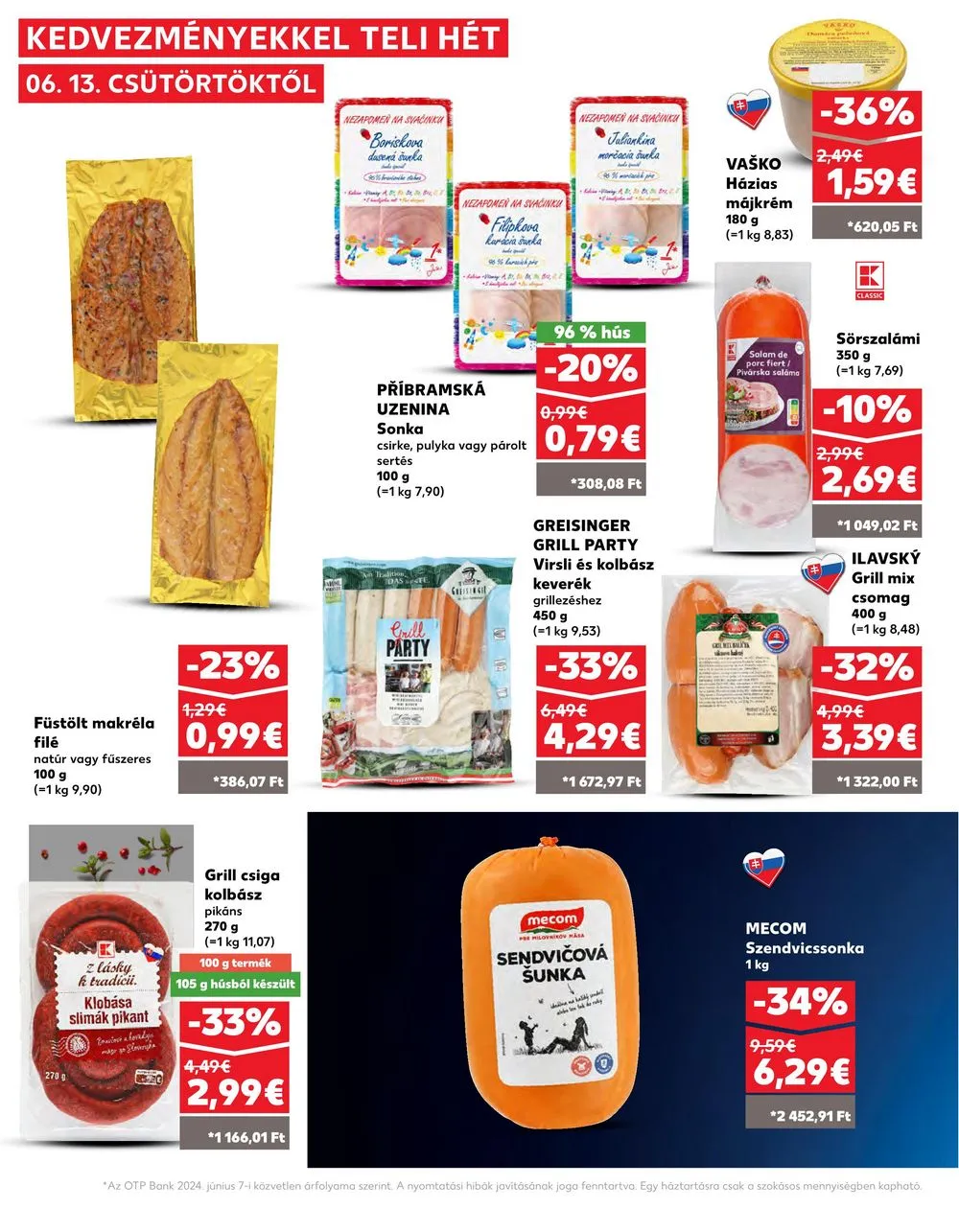 Kaufland akciós újság Losonc Rozsnyo Toketerebes Nagykurtos 06.13–06.19 – 14. oldal