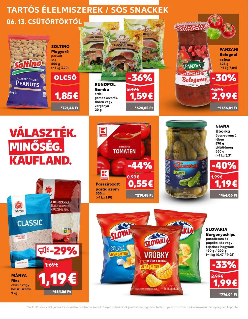 Kaufland akciós újság Losonc Rozsnyo Toketerebes Nagykurtos 06.13–06.19 – 24. oldal