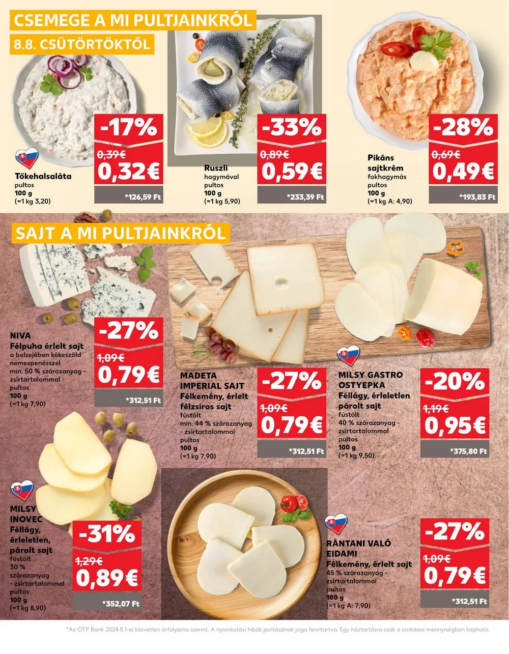 Kaufland akciós újság Losonc Rozsnyo Toketerebes Nagykurtos 08.08–08.14 – 11. oldal