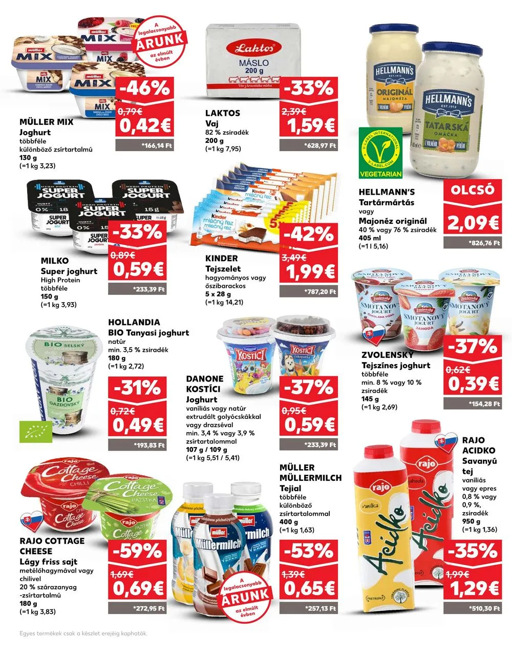 Kaufland akciós újság Losonc Rozsnyo Toketerebes Nagykurtos 08.08–08.14 – 14. oldal