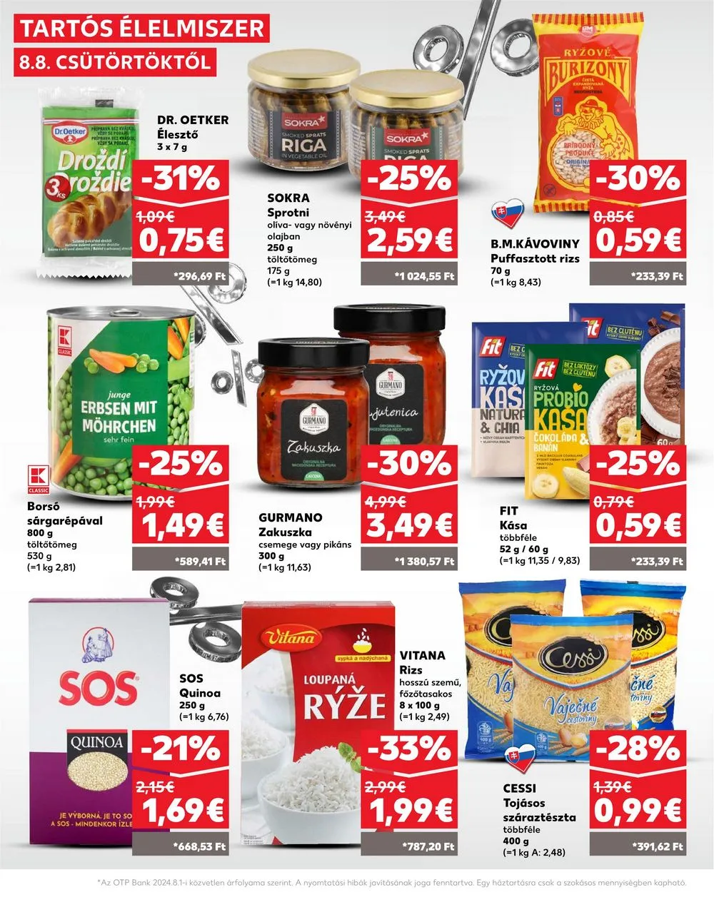 Kaufland akciós újság Losonc Rozsnyo Toketerebes Nagykurtos 08.08–08.14 – 21. oldal