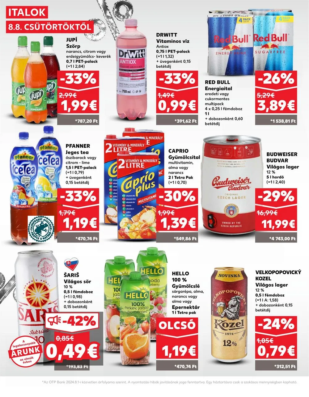 Kaufland akciós újság Losonc Rozsnyo Toketerebes Nagykurtos 08.08–08.14 – 23. oldal