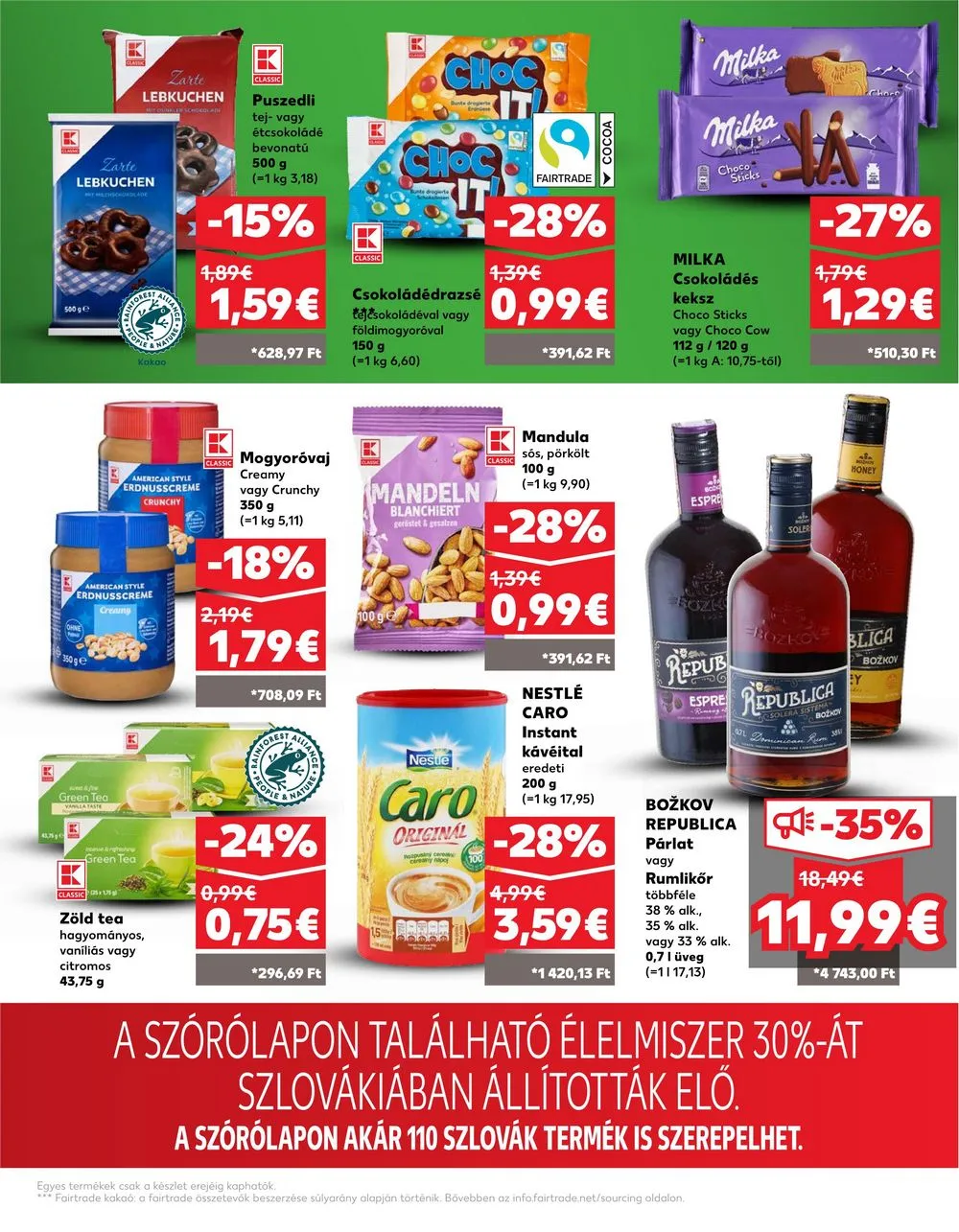 Kaufland akciós újság Losonc Rozsnyo Toketerebes Nagykurtos 08.08–08.14 – 34. oldal