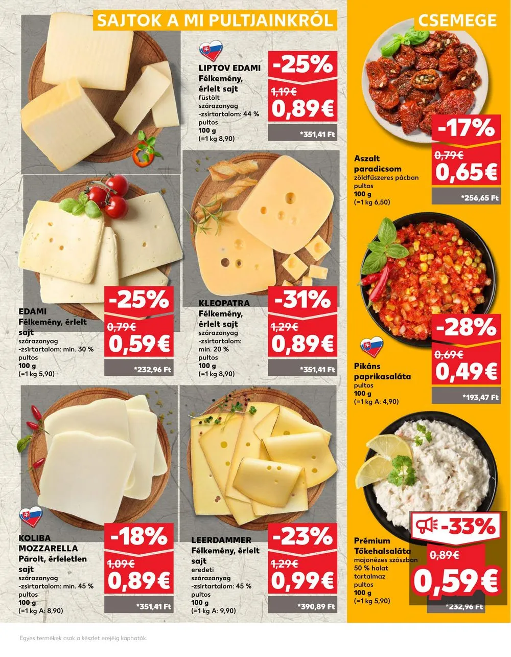 Kaufland akciós újság Losonc Rozsnyo Toketerebes Nagykurtos 08.28–09.04 – 11. oldal
