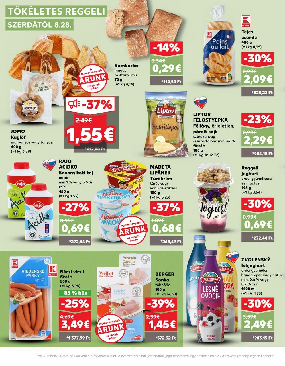 Kaufland akciós újság Losonc Rozsnyo Toketerebes Nagykurtos 08.28–09.04 – 20. oldal
