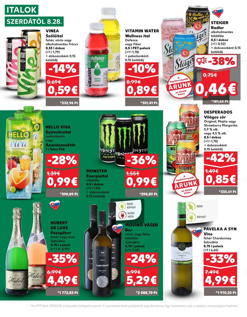 Kaufland akciós újság Losonc Rozsnyo Toketerebes Nagykurtos 08.28–09.04 – 22. oldal