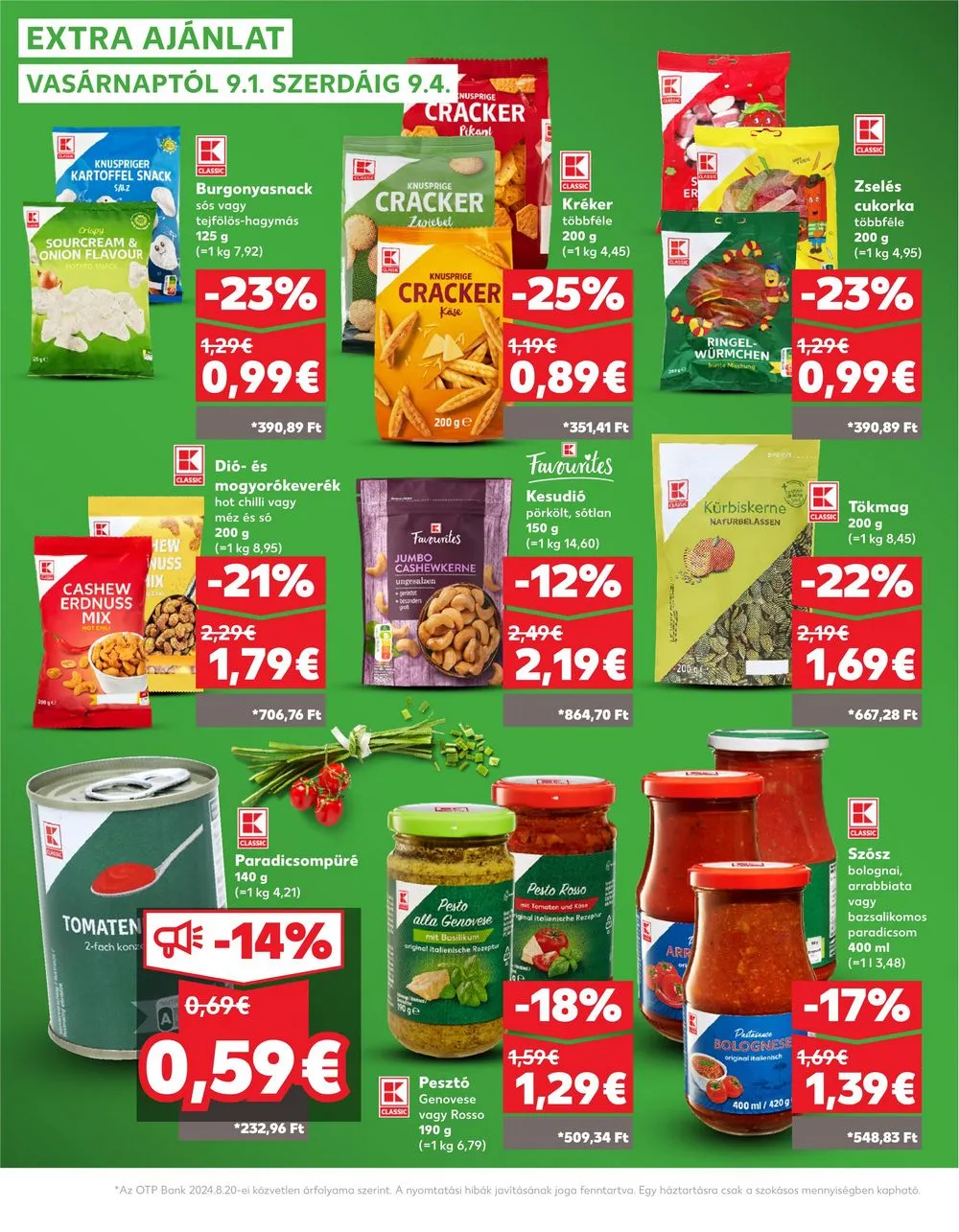 Kaufland akciós újság Losonc Rozsnyo Toketerebes Nagykurtos 08.28–09.04 – 35. oldal