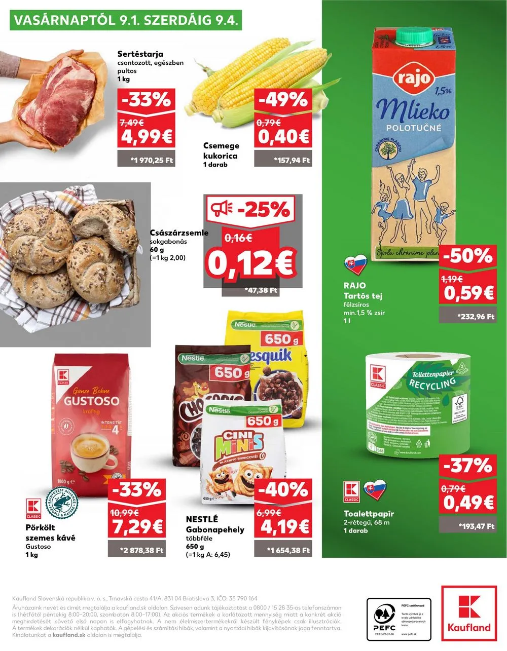 Kaufland akciós újság Losonc Rozsnyo Toketerebes Nagykurtos 08.28–09.04 – 37. oldal