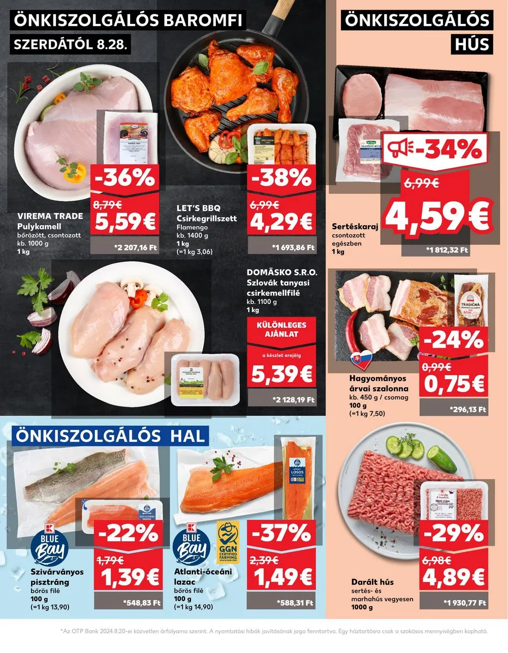 Kaufland akciós újság Losonc Rozsnyo Toketerebes Nagykurtos 08.28–09.04 – 8. oldal
