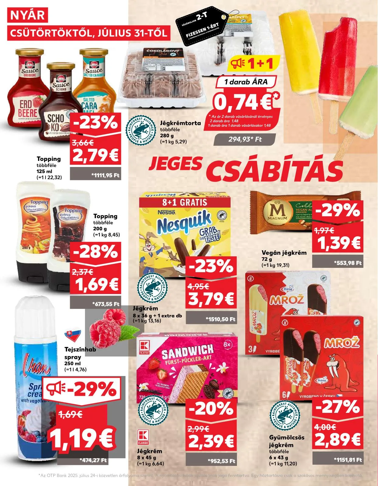 Kaufland akciós újság Losonc rozsnyo toketerebes nagykurtos 07.28–08.06 – 19. oldal