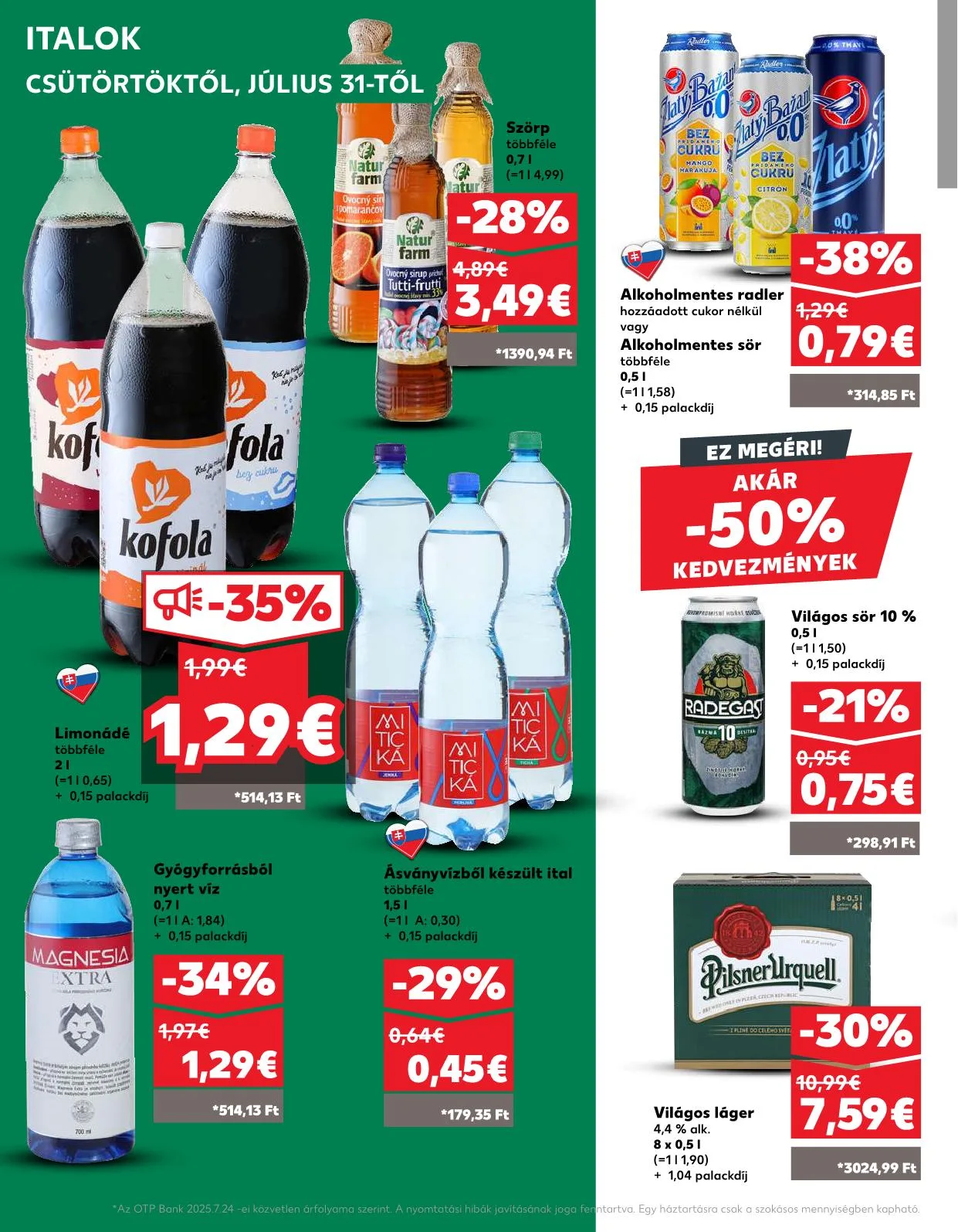 Kaufland akciós újság Losonc rozsnyo toketerebes nagykurtos 07.28–08.06 – 24. oldal