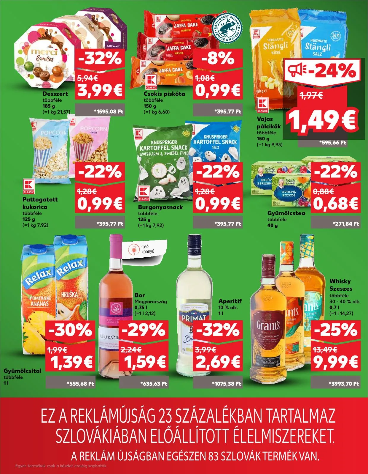 Kaufland akciós újság Losonc rozsnyo toketerebes nagykurtos 08.07–08.13 – 33. oldal