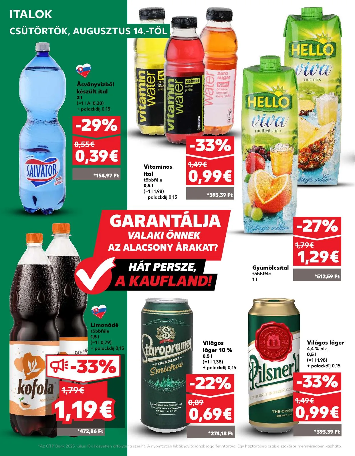 Kaufland akciós újság Losonc rozsnyo toketerebes nagykurtos 08.14–08.20 – 21. oldal