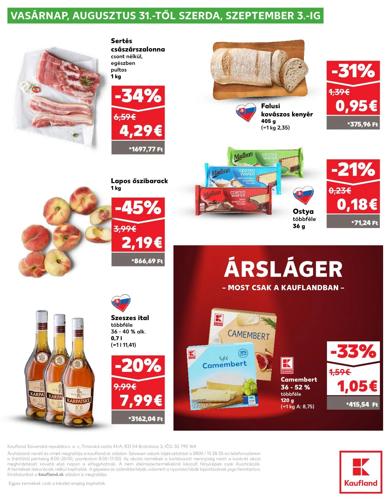 Kaufland akciós újság Losonc rozsnyo toketerebes nagykurtos 08.28–09.03 – 35. oldal