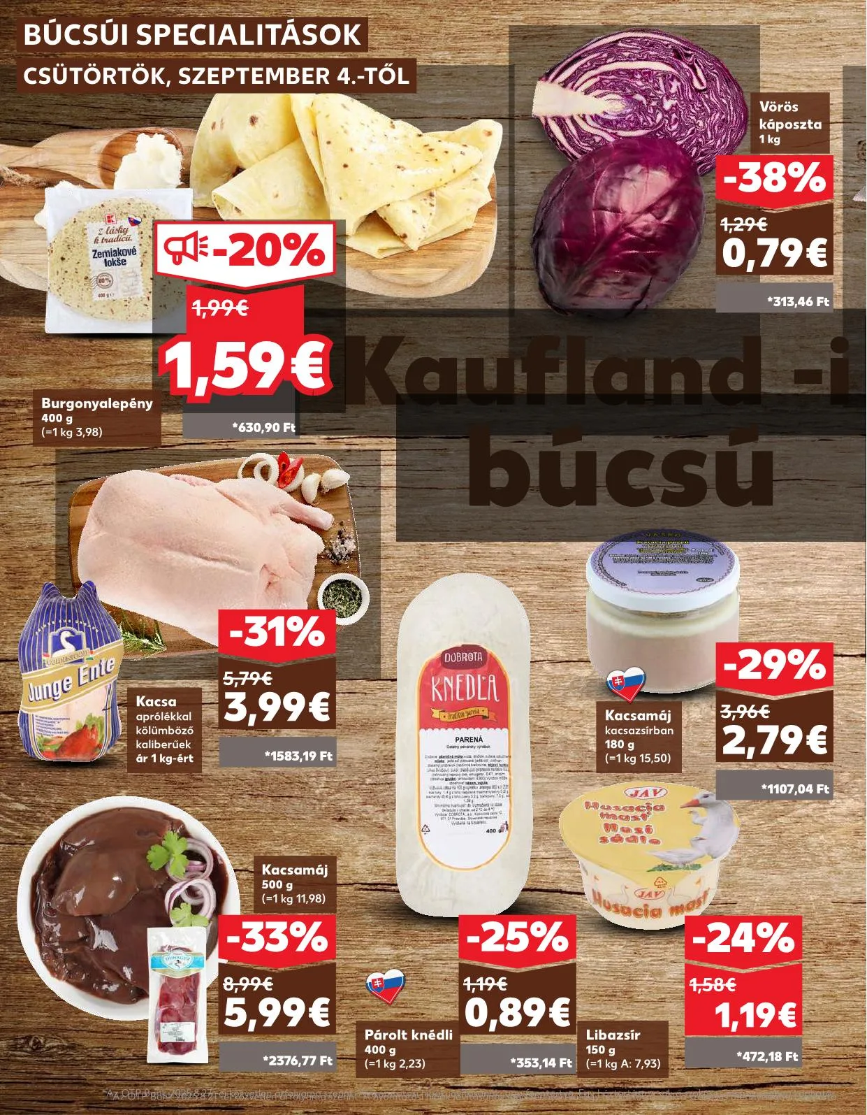 Kaufland akciós újság Losonc rozsnyo toketerebes nagykurtos 09.04–09.10 – 15. oldal