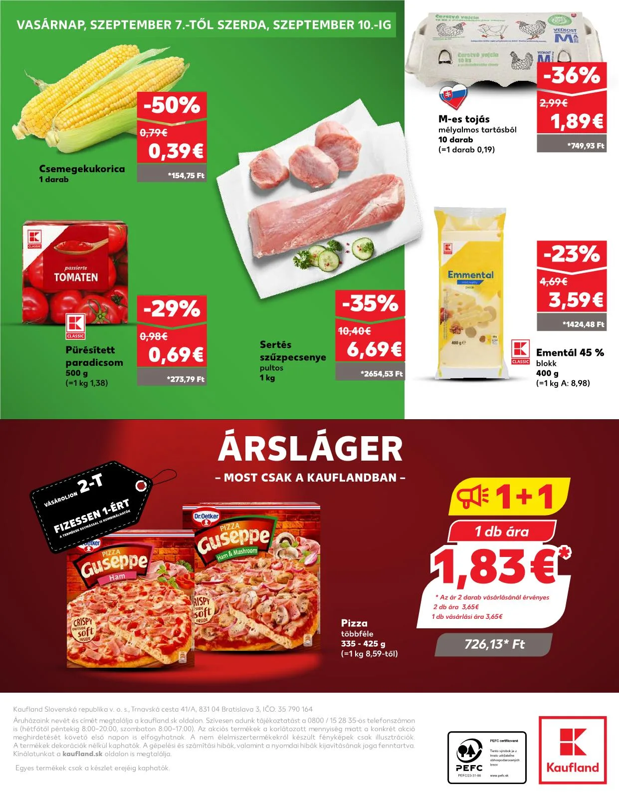 Kaufland akciós újság Losonc rozsnyo toketerebes nagykurtos 09.04–09.10 – 35. oldal