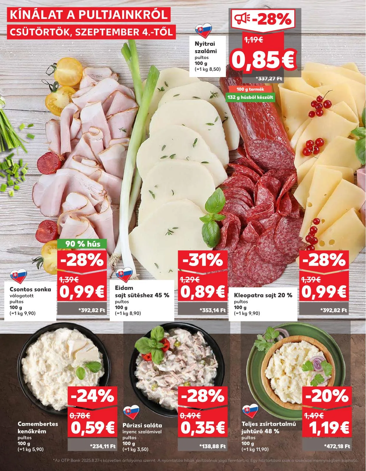 Kaufland akciós újság Losonc rozsnyo toketerebes nagykurtos 09.04–09.10 – 4. oldal
