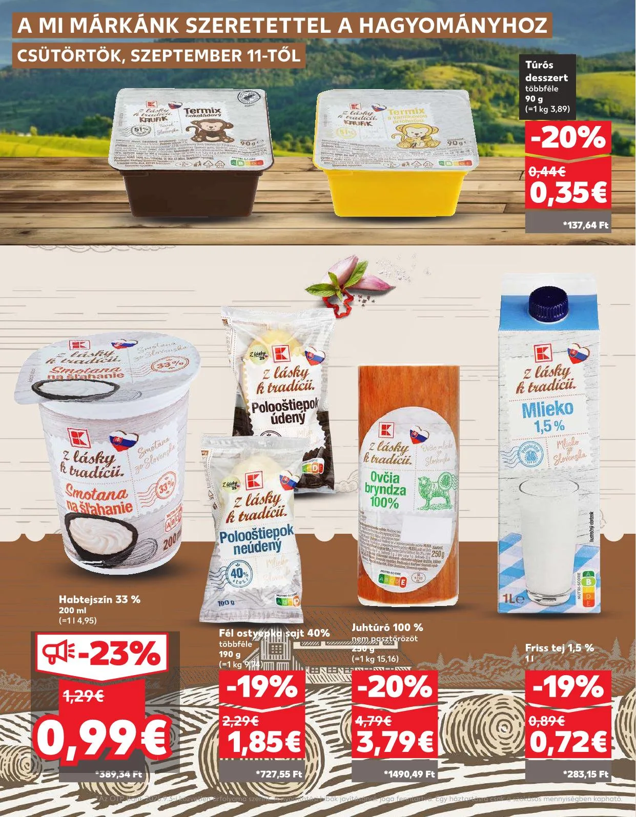Kaufland akciós újság Losonc rozsnyo toketerebes nagykurtos 09.11–09.17 – 19. oldal