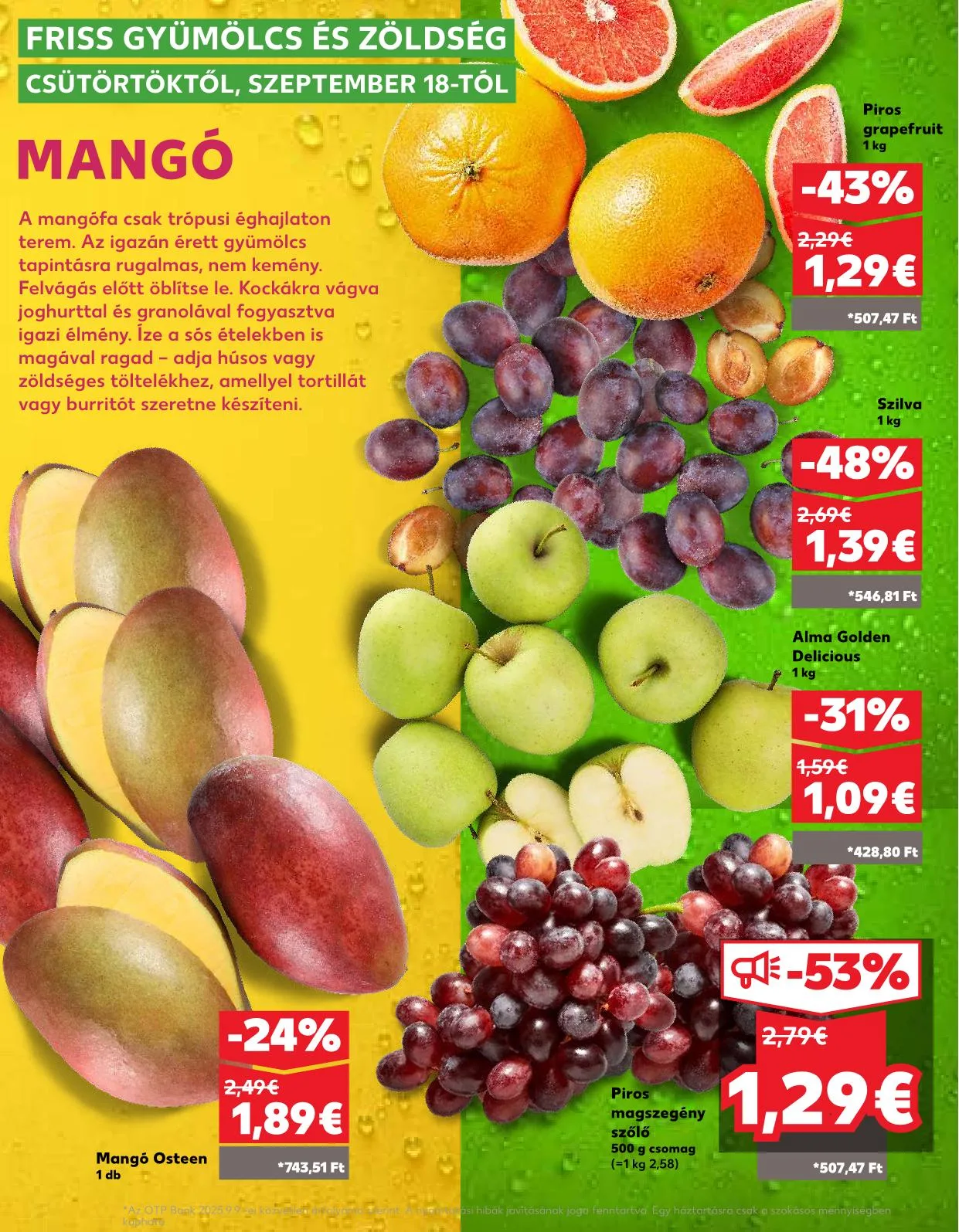 Kaufland akciós újság Losonc rozsnyo toketerebes nagykurtos 09.18–09.24 – 34. oldal