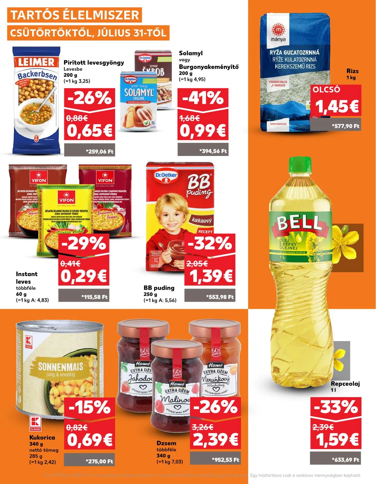 Kaufland akciós újság Pozsony komarom 07.28–08.06 – 21. oldal