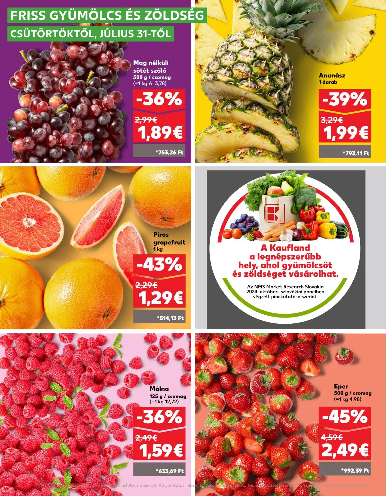 Kaufland akciós újság Pozsony komarom 07.28–08.06 – 34. oldal