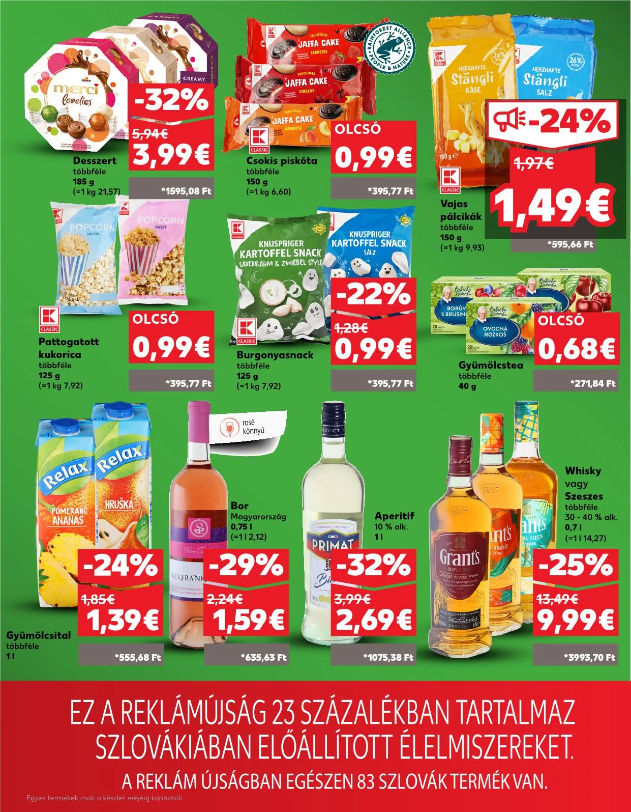 Kaufland akciós újság Pozsony komarom 08.07–08.13 – 33. oldal