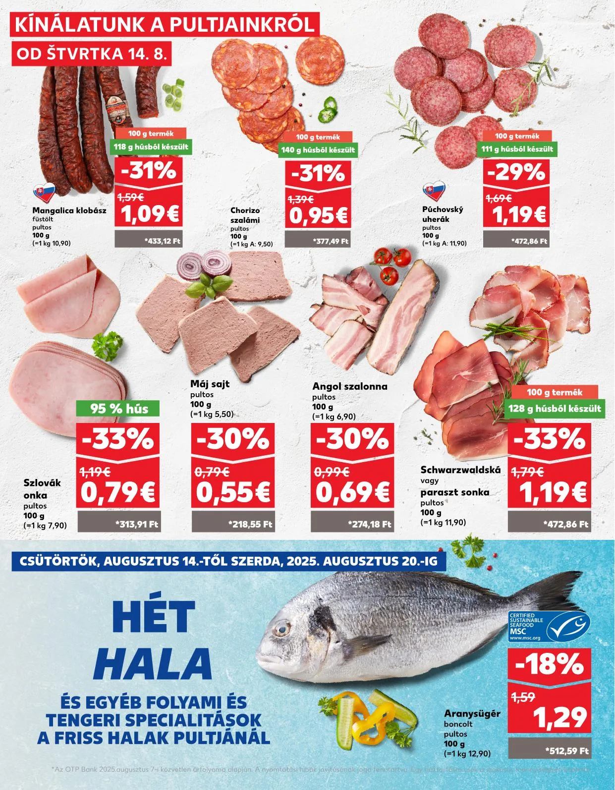 Kaufland akciós újság Pozsony komarom 08.14–08.20 – 4. oldal