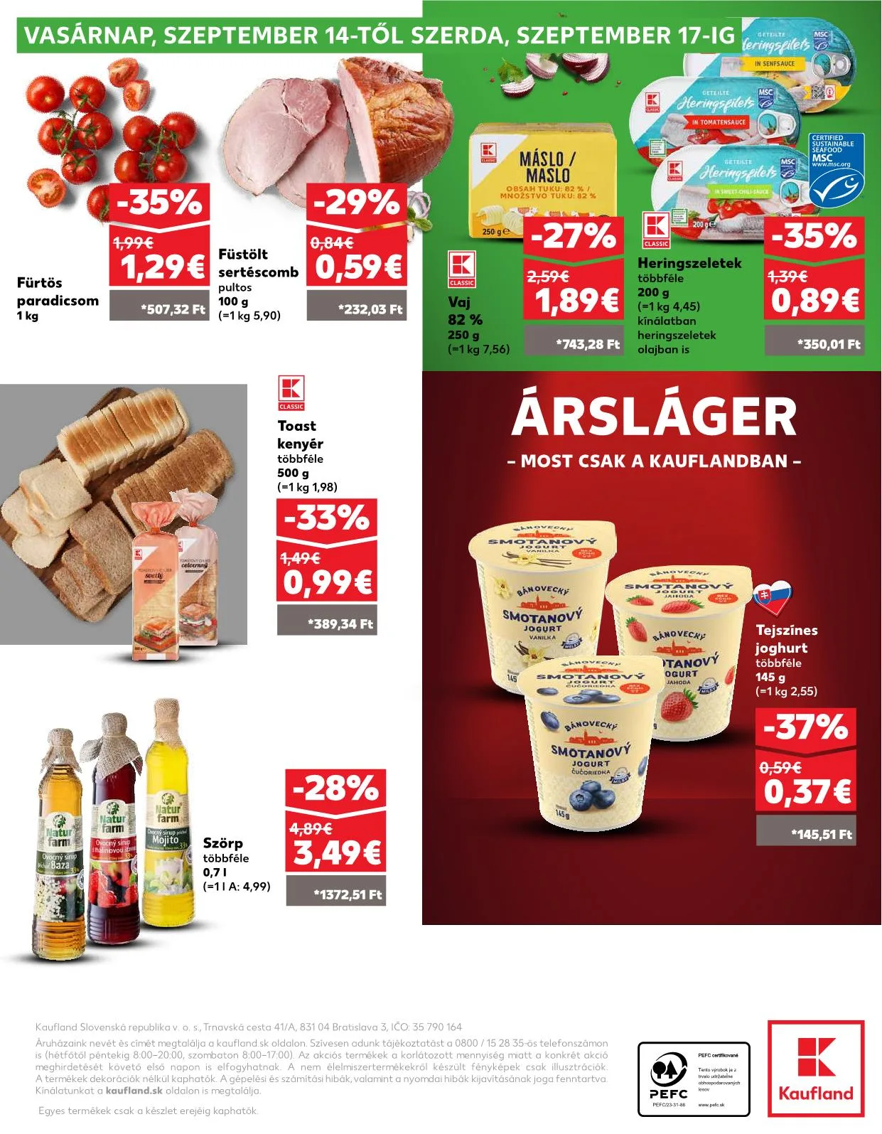 Kaufland akciós újság Pozsony komarom 09.11–09.17 – 35. oldal
