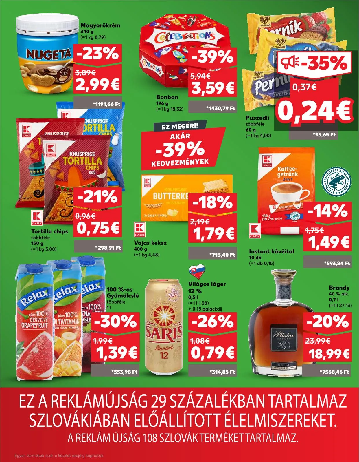 Kaufland akciós újság Somorja 07.28–08.06 – 33. oldal