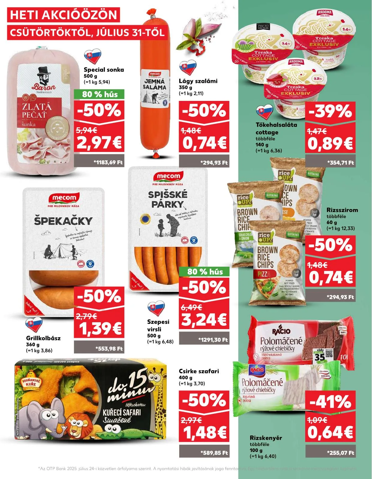 Kaufland akciós újság Somorja 07.28–08.06 – 8. oldal
