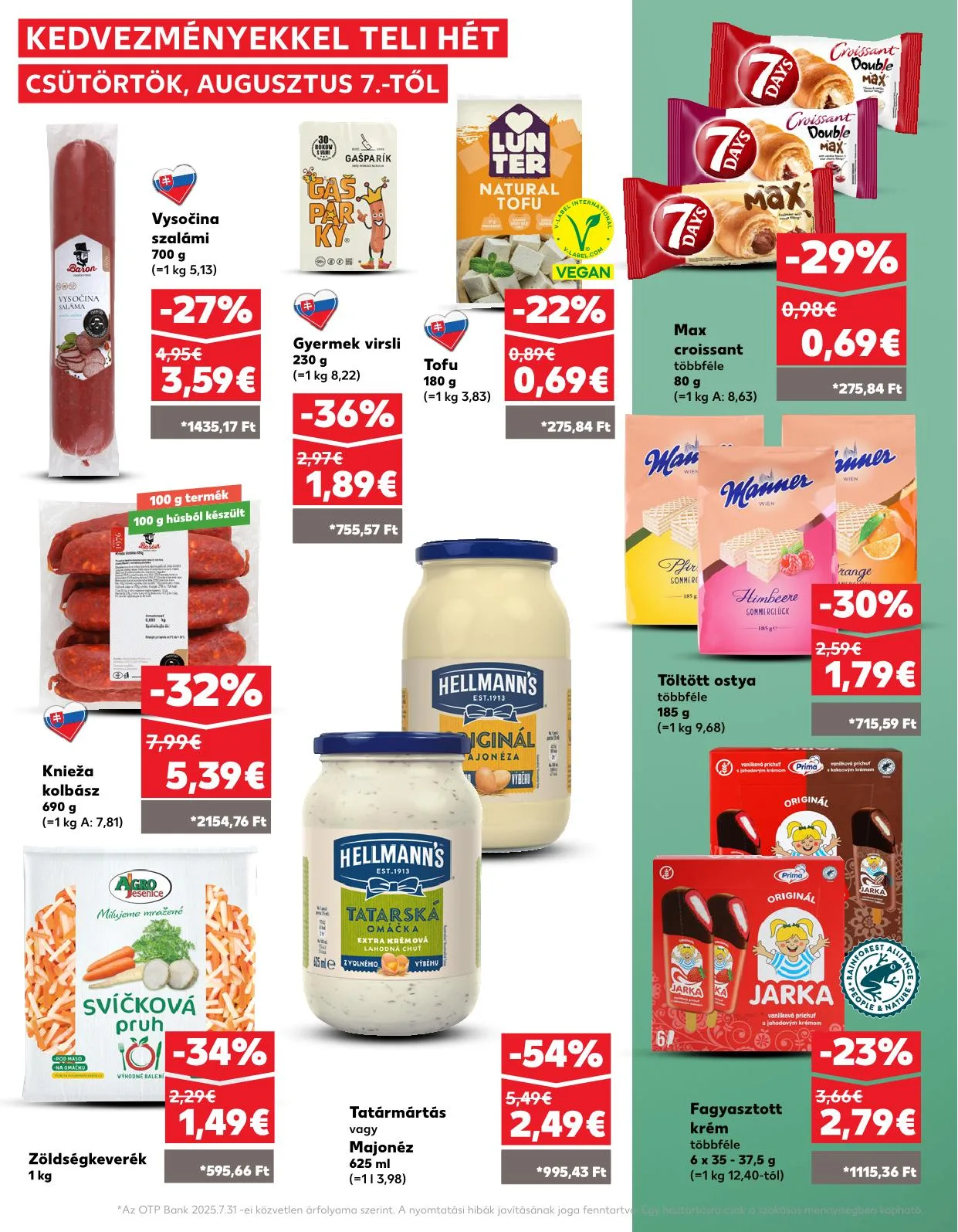Kaufland akciós újság Somorja 08.07–08.13 – 10. oldal
