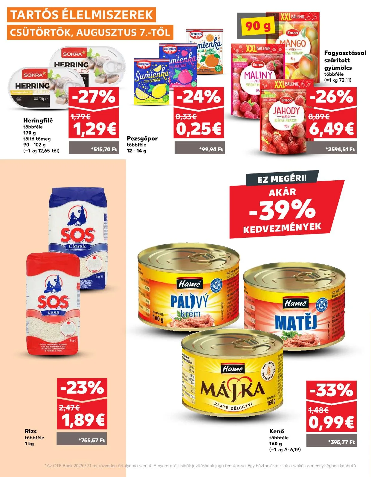 Kaufland akciós újság Somorja 08.07–08.13 – 21. oldal