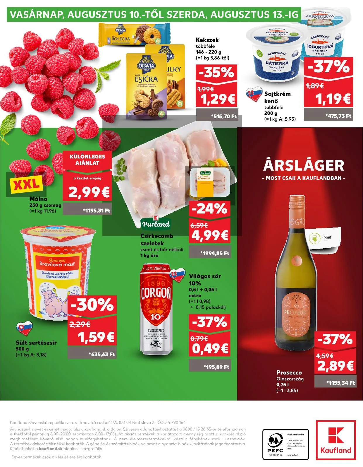 Kaufland akciós újság Somorja 08.07–08.13 – 35. oldal