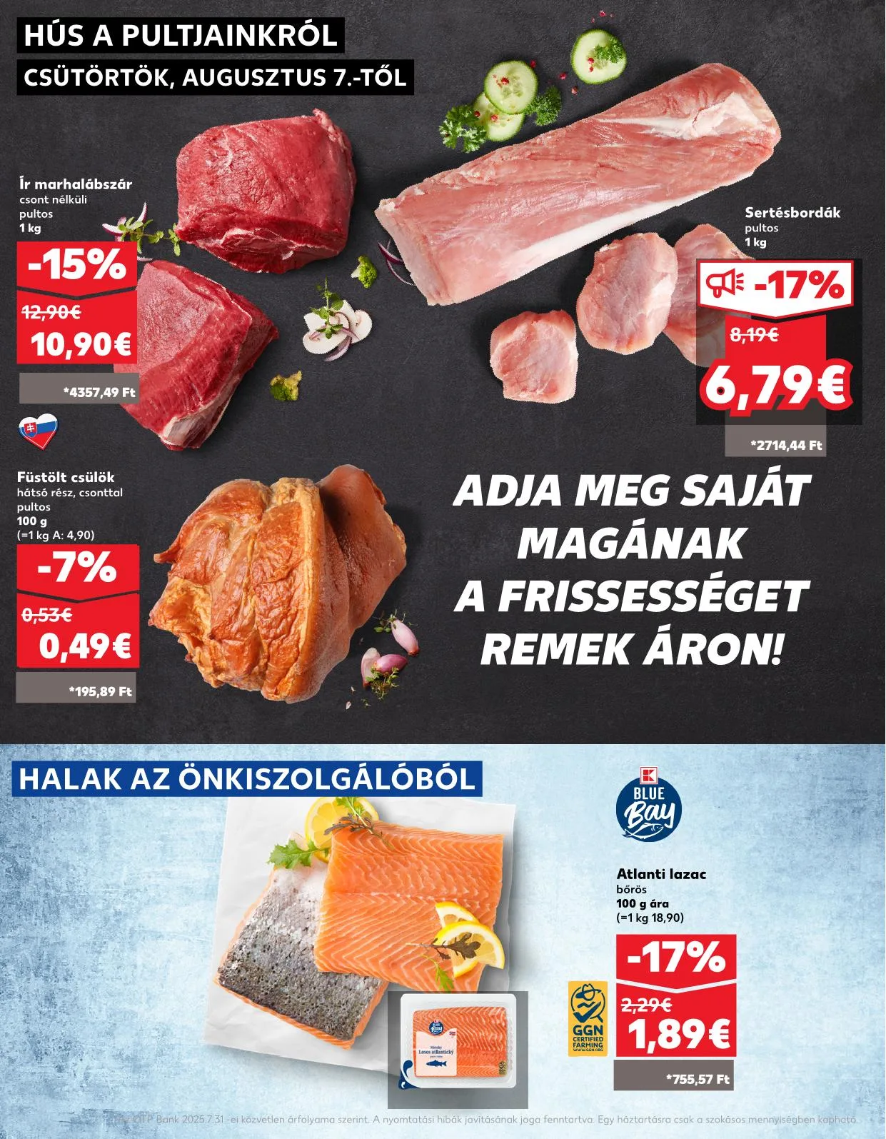 Kaufland akciós újság Somorja 08.07–08.13 – 4. oldal
