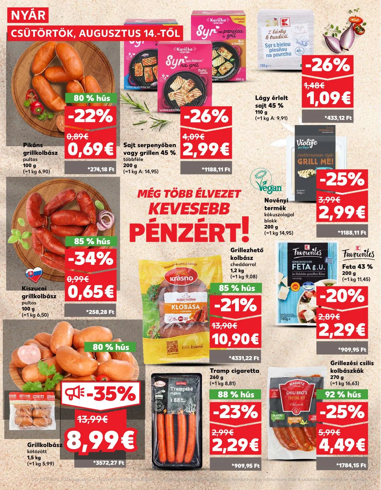 Kaufland akciós újság Somorja 08.14–08.20 – 15. oldal