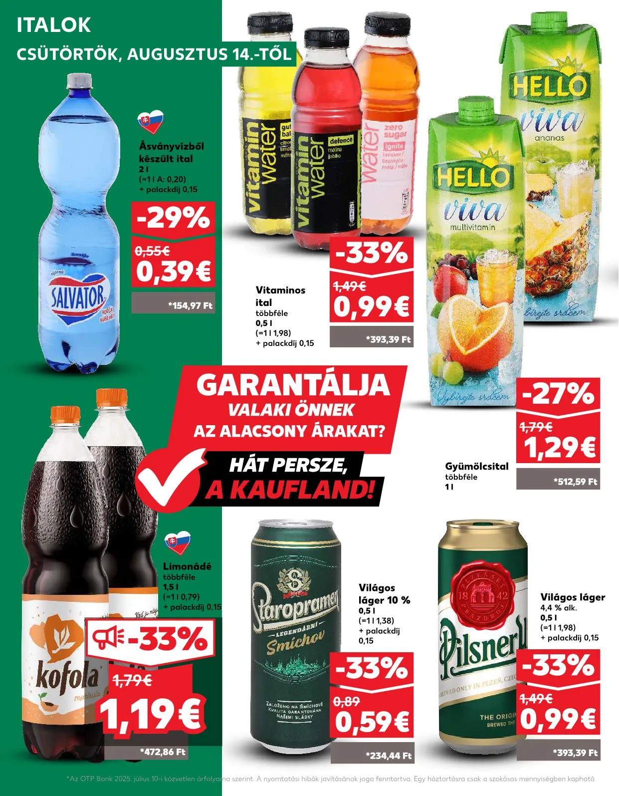 Kaufland akciós újság Somorja 08.14–08.20 – 21. oldal