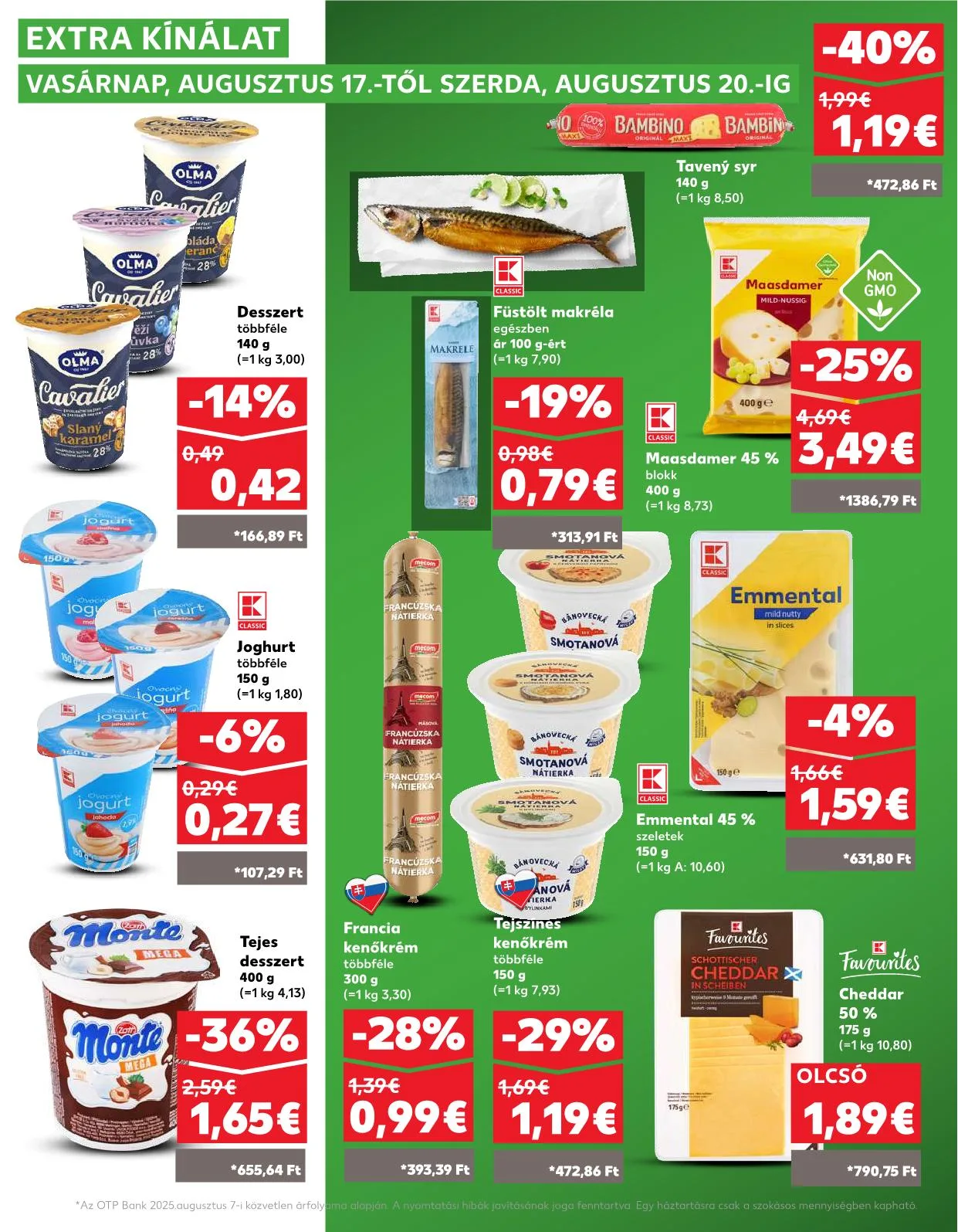 Kaufland akciós újság Somorja 08.14–08.20 – 30. oldal