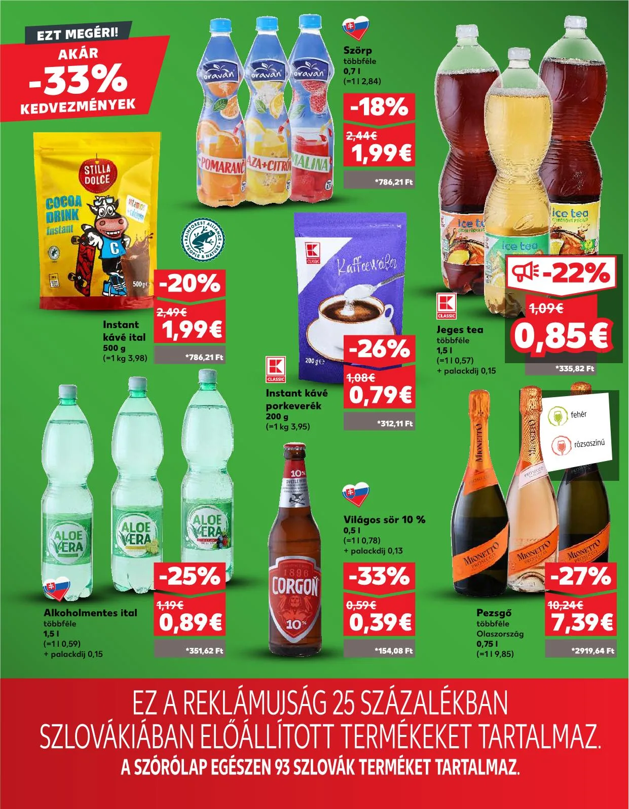 Kaufland akciós újság Somorja 08.21–08.28 – 33. oldal