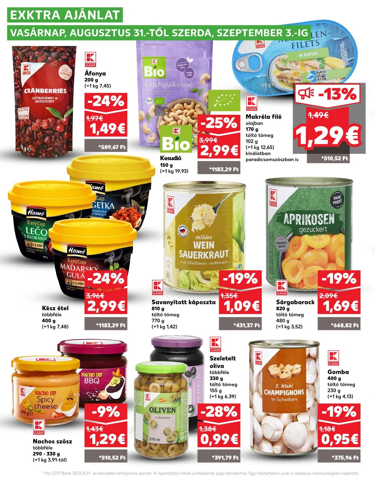 Kaufland akciós újság Somorja 08.28–09.03 – 32. oldal