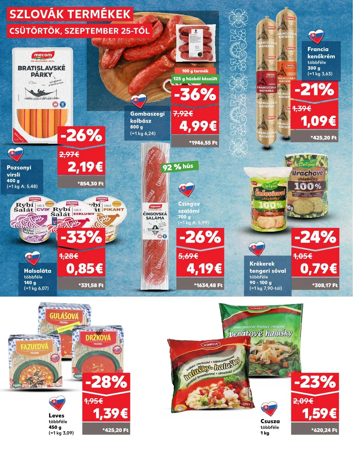 Kaufland akciós újság Somorja 09.25–10.01 – 10. oldal