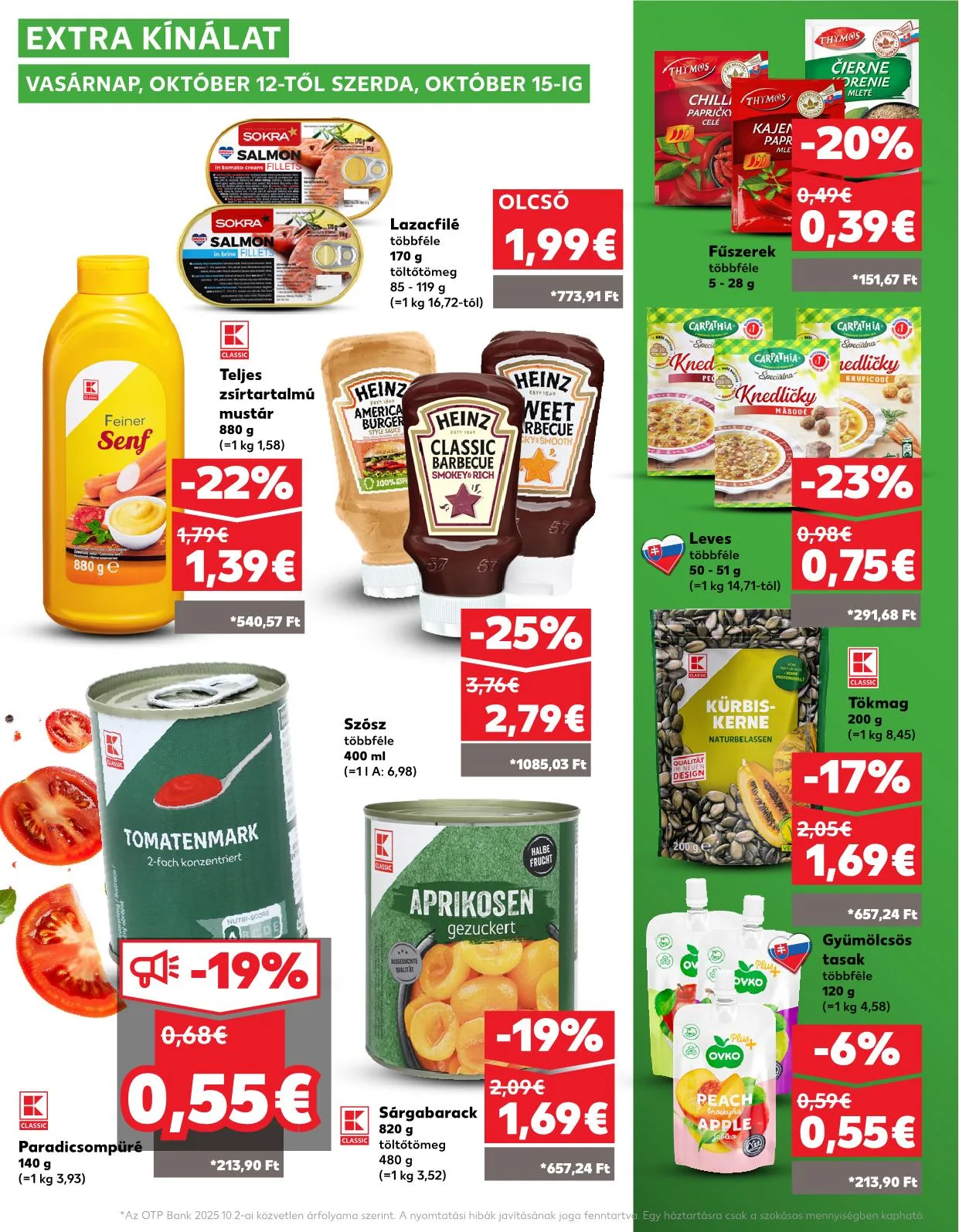 Kaufland akciós újság Somorja 10.09–10.15 – 32. oldal