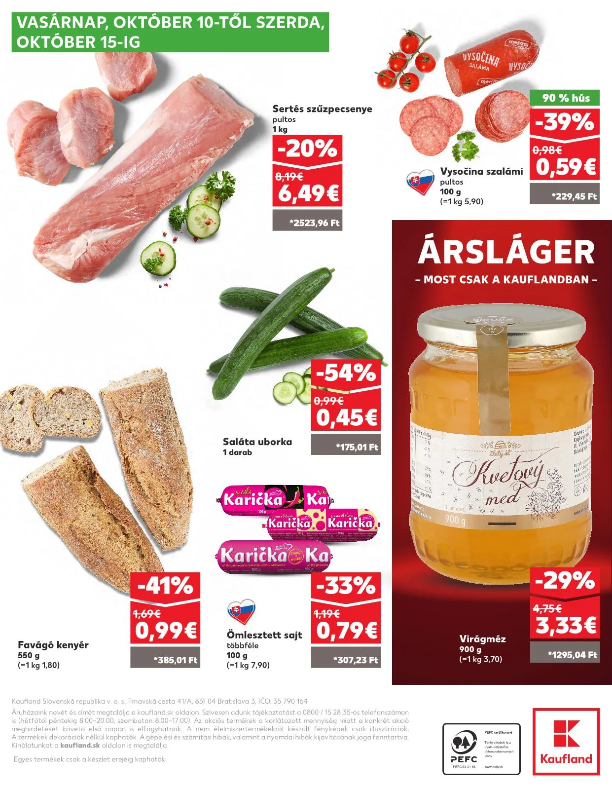 Kaufland akciós újság Somorja 10.09–10.15 – 35. oldal