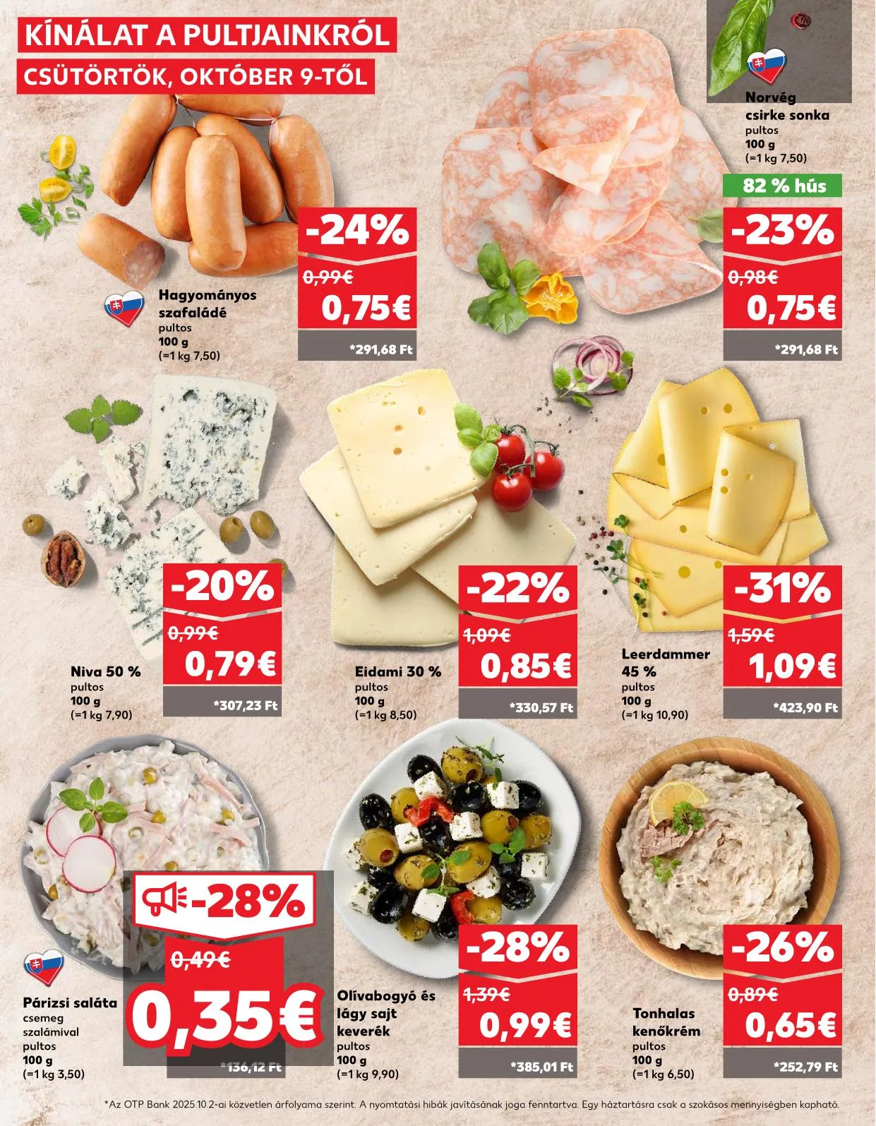 Kaufland akciós újság Somorja 10.09–10.15 – 4. oldal