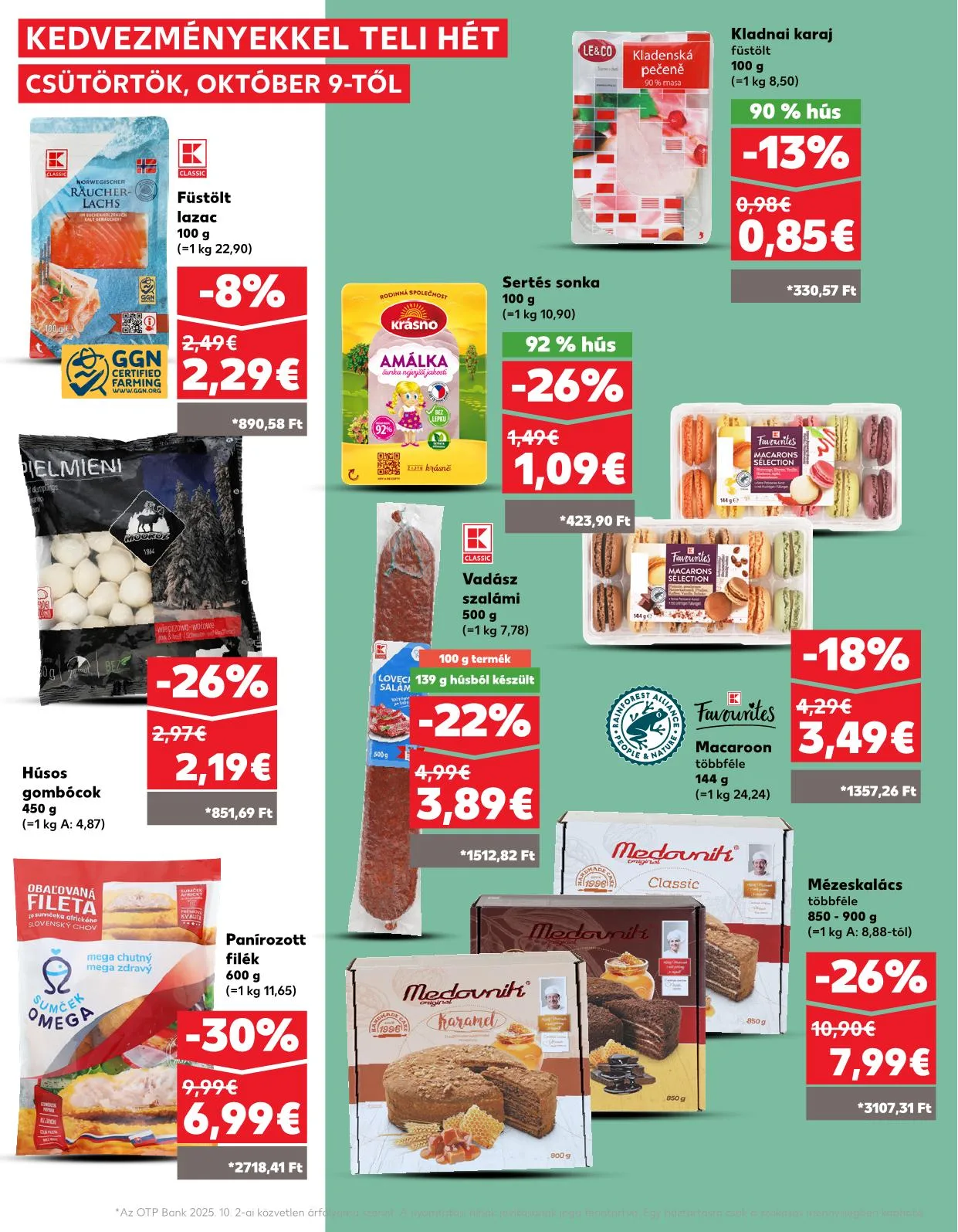 Kaufland akciós újság Somorja 10.09–10.15 – 8. oldal