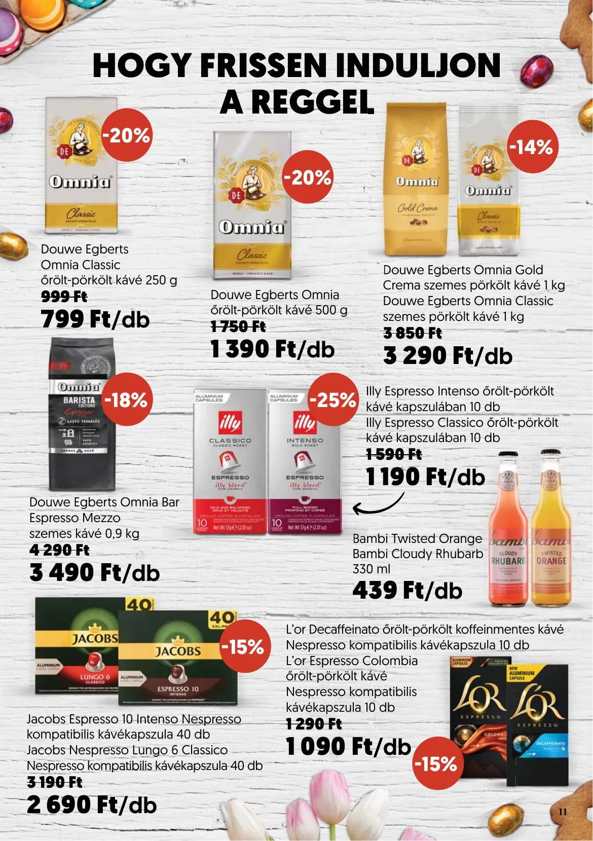 Kifli akciós újság Husveti katalógus 03.16–04.05 – 11. oldal