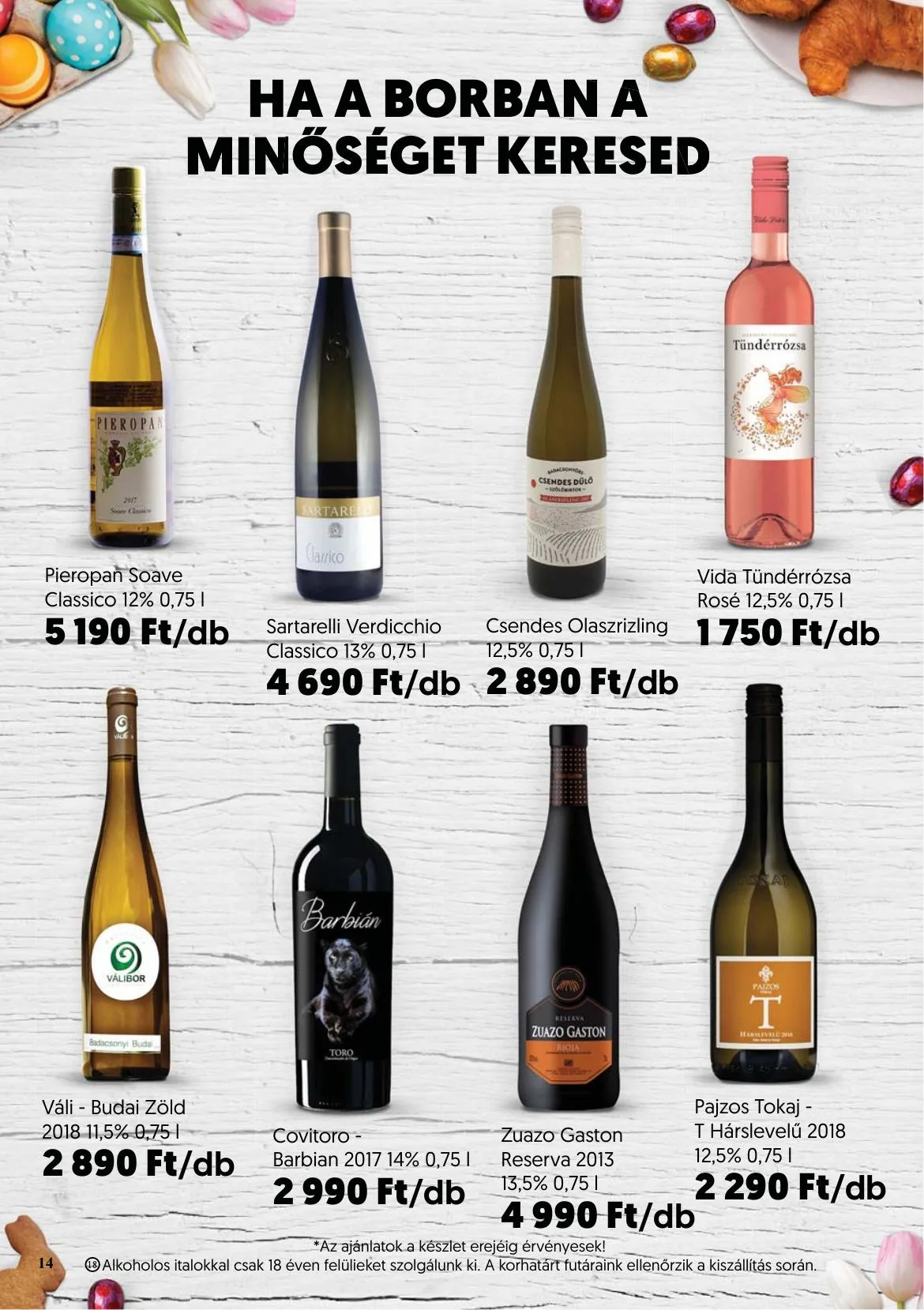 Kifli akciós újság Husveti katalógus 03.16–04.05 – 14. oldal